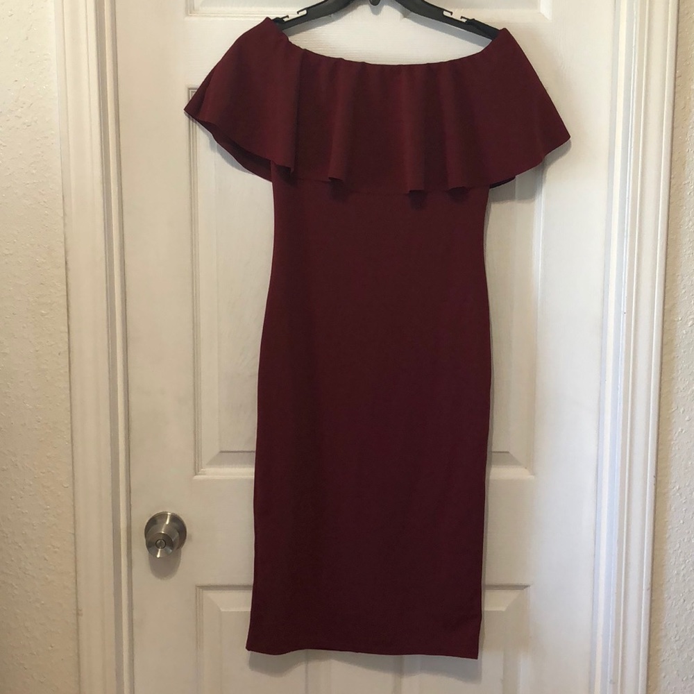 Off the shoulder dress